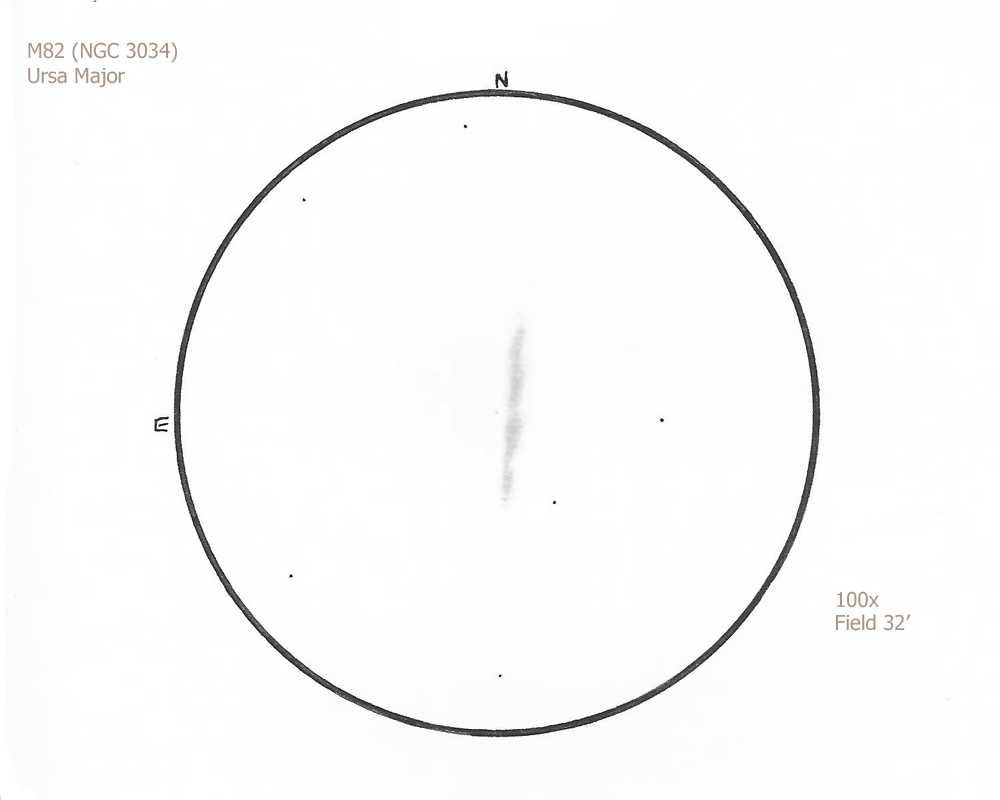 M82/UMa, 10" Meade SCT, 100x, W
